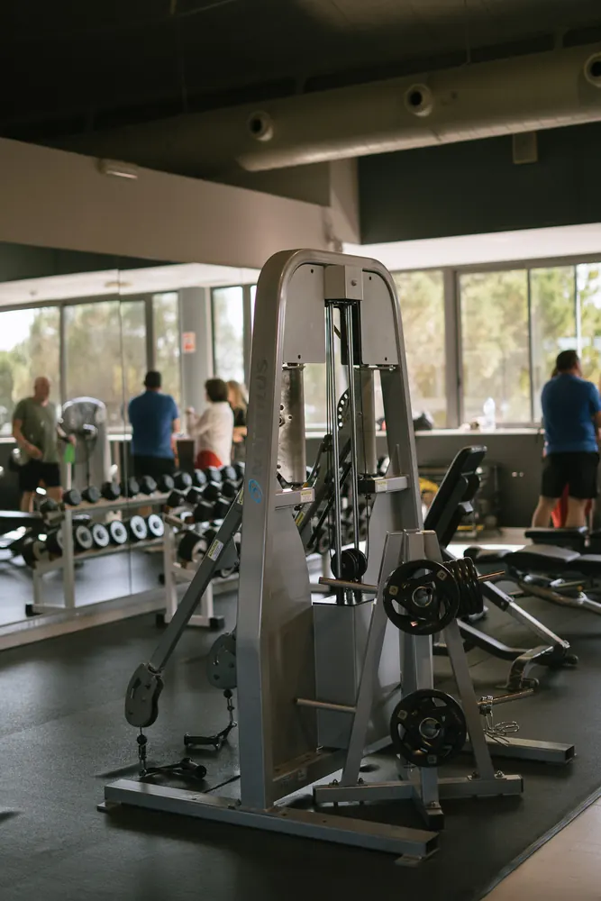 Sala de fitness del club deportivo Torremirona